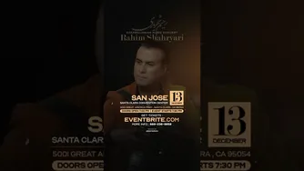 رحیم شهریاری - کنسرت زنده در سن خوزه - ۱۳ دسامبر