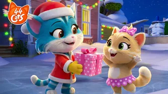 گلتر کیست؟ گربه کوچک کمک‌کننده سناتا! 🎅✨🐾 | کلیپ ۴۴ گربه