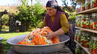 سالاد سبزیجات پاییزی به سبک روستایی 🌽🍠🌻
