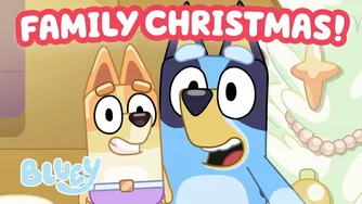 عید کریسمس با خانواده هیلر 🎄💙 | سرگرمی‌های جشنواره با بلو و دوستان! 🎁 🎅 | بلو