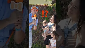 Blippi Interviews a BABY👶🧡!?! (and a mom) shorts