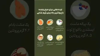 میان‌وعده‌های پُرپروتئینی که باید امتحان کنید — ویدئوی کوتاه