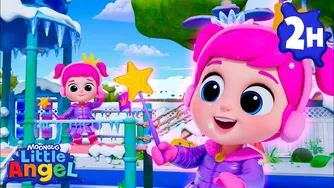 جیل، ملکه‌ی قصر یخ‌زده ❄️ | Little Angel | Moonbug Kids