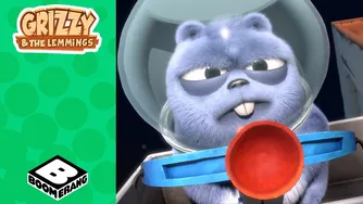 Rocket Space Adventure | Grizzy and The Lemmings | Cartoons For Kids | Boomerang