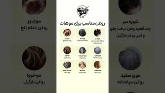 روغن مناسب برای هر نوع مو — ویدئوی کوتاه