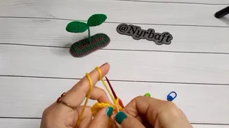 آموزش بافتنی جوانه گل