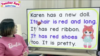 TEACHER AYA | READING TUTORIAL FOR KIDS | READING LESSON FOR BEGINNER KINDER GRA