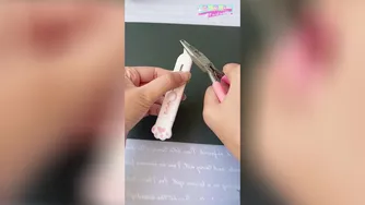 DIY paper cutter tutorial 😍 shorts diy craft love tonniartandcraft cute