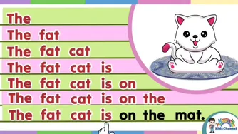 Learn to Read Sentences | English Reading Compilation for Nursery and Kindergart