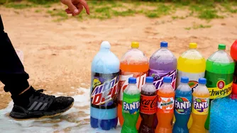 How to make School Supplies with Orbeez & Cement, Giant Fanta, Pepsi, Mtn Dew, C