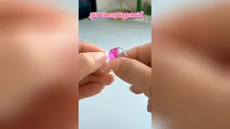 DIY cherry 🍒 Keychain ✨ shorts art diy muktaartandcraft youtubeshorts_
