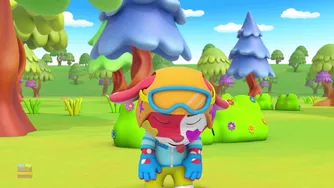 Catch & Fetch Game - Fun Action Song for Kids - Funny Cartoon Learning