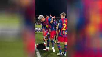 Moments before kickoff 💧 fcbarcelona
