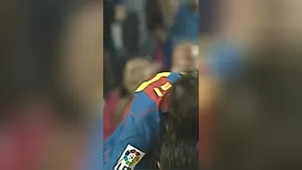 Messi’s first one with Barça… the rest is history 💫 shorts fcbarcelona short