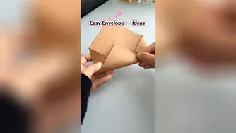 Easy envelopes 💌 idea in just 2 min😱✨ shorts art diy craft youtubeshorts