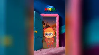 Play The Who's At The Door Game! 🚪 Little Angel Paper Craft Challenge learn s