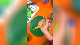 Create A GOOFY Monster Cake! 🍥 Little Angel Baking & Craft Tutorials learn sh