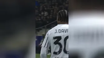 DAVID SCORES AGAIN!! 🤍🖤 juventus shorts football