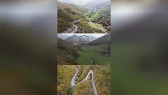 نمای آذربایجان پاییزی ارسباران😯😯😯🌺🌺🌺🤩🤩
