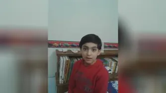 حفظ شعر همای رحمت درس فارسی چهارم دبستان توسط شنتیا جاودانه نی ا دانش اموز کلاس چ