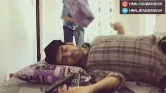 کلیپ های خنده دار هومن ایران منش (پارت 2)🤣