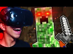 تجربه باحال ماینکرفت در واقعیت مجازی 😍 || Minecraft VR