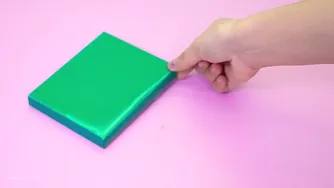 ساخت خانه فرشته صورتی با بهترین تخت از خاک رزینی و کارتن ❤️ DIY