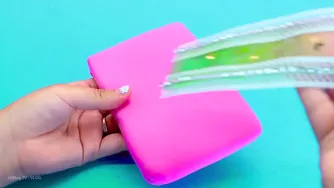 ساخت اتاق خواب صورتی هِلوکیتی با دو تخت، مجموعه آشپزخانه از کارتن ❤️ DIY