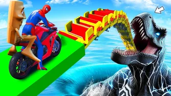 ماجراجویی حماسی مرد عنکبوتی در GTAV - آغاز دور جدید! مسابقه نمایشی جنون‌آمیز در GTA 5 MODS