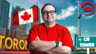 ماجراجویی در قله بلندترین برج کانادا! 😎🇨🇦