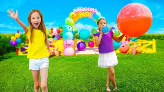 ناستیا و دوستانش در پارک بالون‌ها