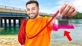 با آهنربا در دریاچه، کشف جواهرات زنانه 😢