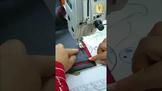 آموزش دوخت چاک زیبا در دمپای شلوار