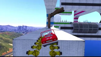 ماجرای حلقه‌ی حیرت‌انگیز GTAV SPIDER-MAN 2! مسابقه‌ی ترفندهای دیوانه‌وار GTA 5 MODS