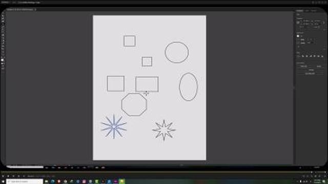 کار با ابزار Rectangle Tool ( رسم اشکال هندسی )