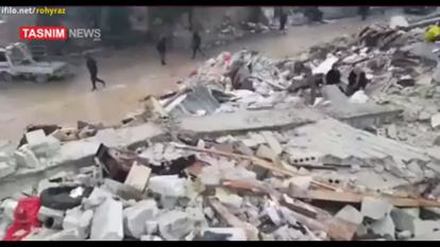 خبر فوری: زمین لرزه در سوریه/زلزله