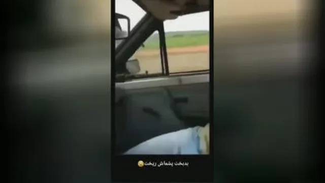 بیچاره از ترس سکته کرد😂