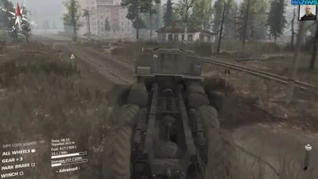 گیم پلی بازی Spintires Chernobyl
