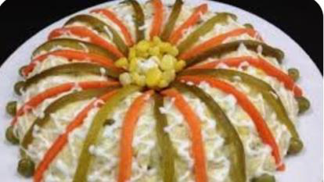 اموزش وطرز تهییه سالاد الویه