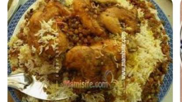 طرز تهیه غذای (پلو مرغ لبنانی)