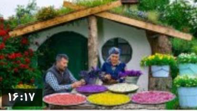شیرینی پزی با گل‌های وحشی