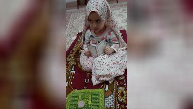 خلوت محیا دخترم با خدای خودش