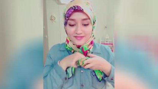 ترفند بستن روسری مدل پاپیونی✨
