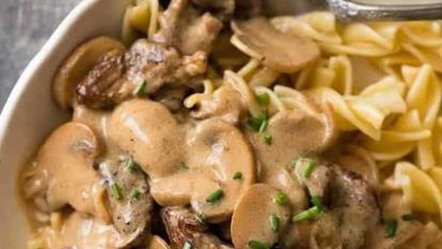 طرز تهیه چیکن استرگانف