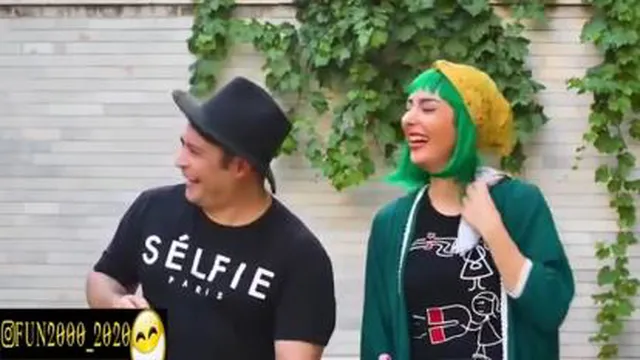 چه لباسی تحویل داده😂