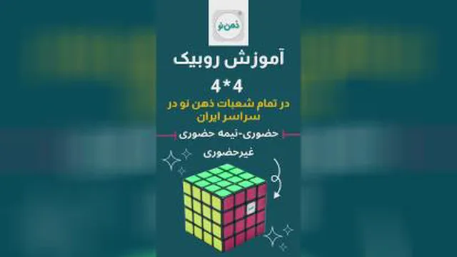 روبیک،آموزش مجازی،حضوری و نیمه حضور