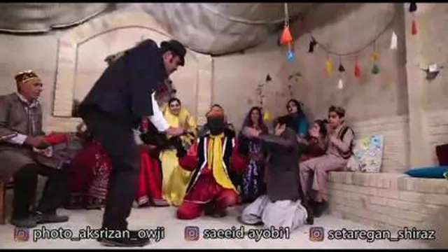 یلدوی شیرازی با ننه بلقیس و فانوس