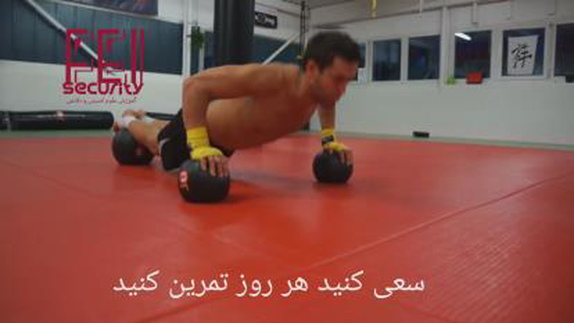 تمرین ضرباتی از حرکات دست و پا در دفاع شخصی