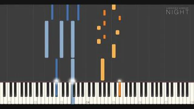 Night - Ludovico Einaudi Synthesia Piano Tutoria