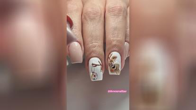 حال و هوای کریسمس و ناخن جذاب